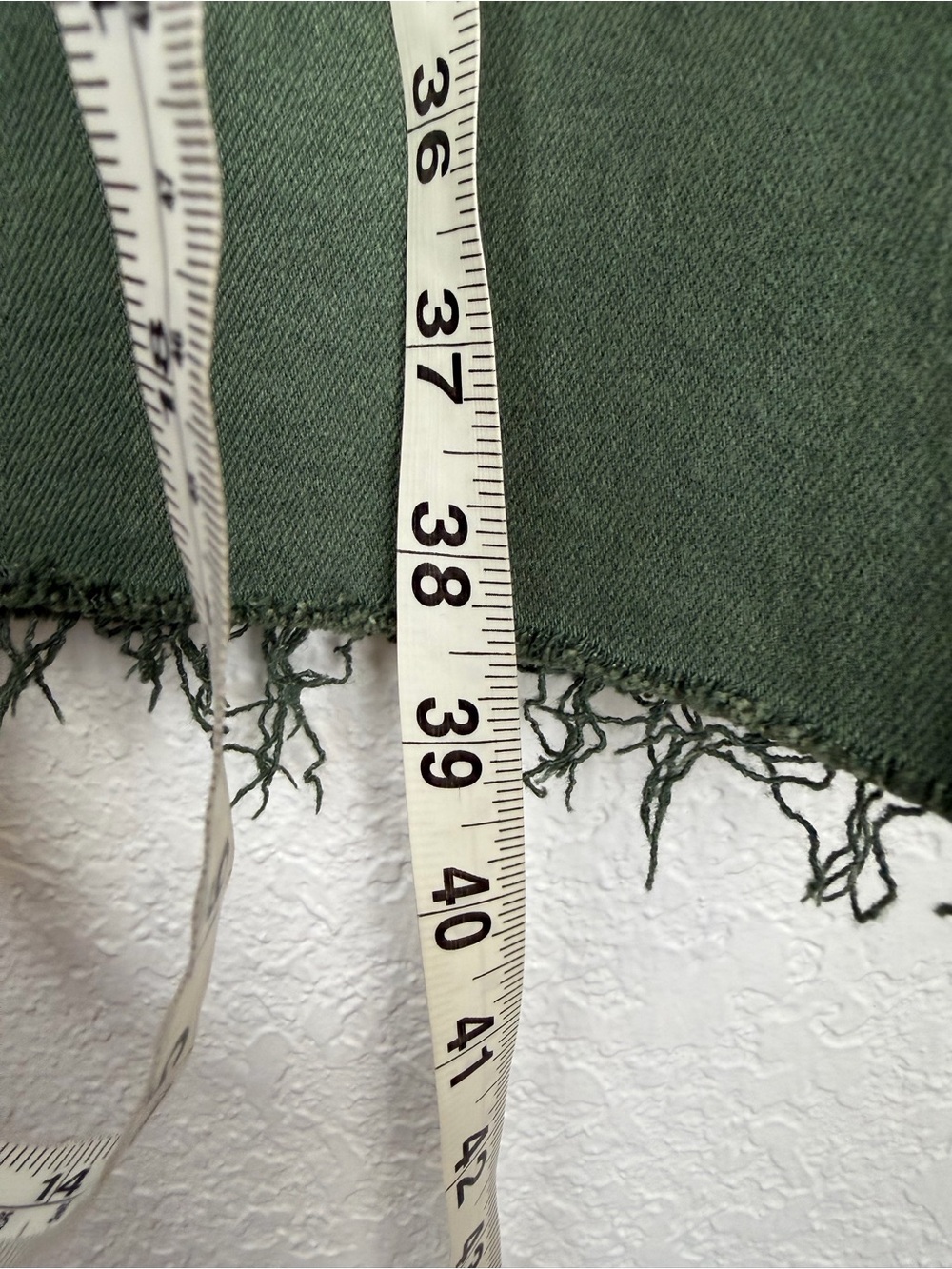 MOTHER Jeans The Hustler Ankle Fray in Dark Olive Green 28 - Picture 11 of 15